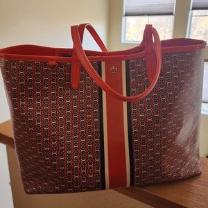 Tory Burch Gemini Link Tote/Orange